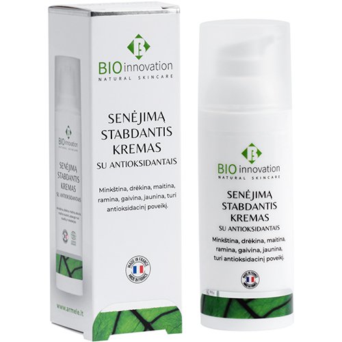 BIO INNOVATION senėjimą stabdantis kremas su antioksidantais 50ml N1 | Mano Vaistinė