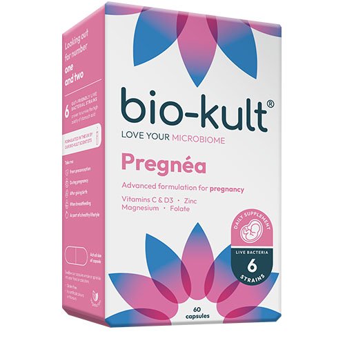 Pieno rūgšties bakterijos nėščiosioms Bio-Kult PREGNEA, 60 kapsulių | Mano Vaistinė