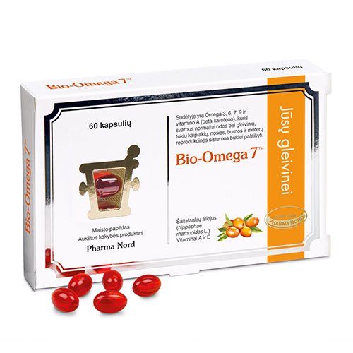 Bio-Omega 7, 60 kapsulių | Mano Vaistinė