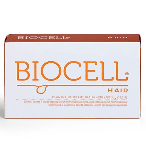 Maisto papildas Biocell hair kapsulės, N60 | Mano Vaistinė