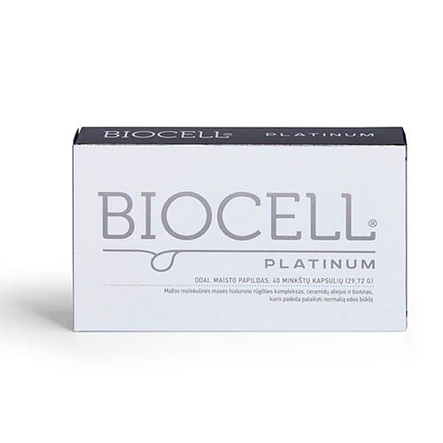 Maisto papildas odai Biocell Platinum kapsulės, N40 | Mano Vaistinė
