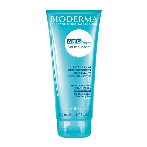 Prausiklis kūdikiams ir vaikams, nedirgina akių Gelis prausiklis vaikams BIODERMA ABCDERM MOUSSANT, 200ml | Mano Vaistinė