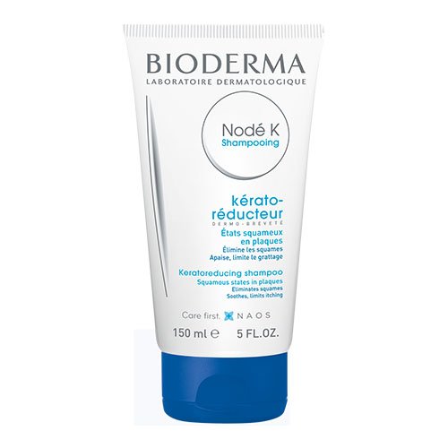 Kremas - šampūnas žvynelinės pažeistai galvos odai Keratolitinis šampūnas nuo stipraus pleiskanojimo ir niežulio BIODERMA NODE K, 150 ml | Mano Vaistinė