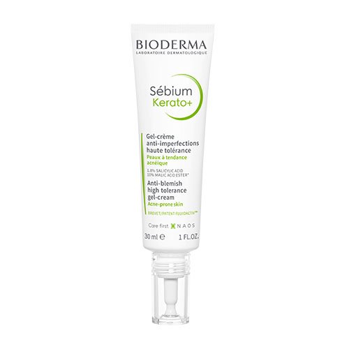 Kremas mažinantis spuogus ir po jų likusias dėmes BIODERMA SEBIUM KERATO+ 30ml | Mano Vaistinė