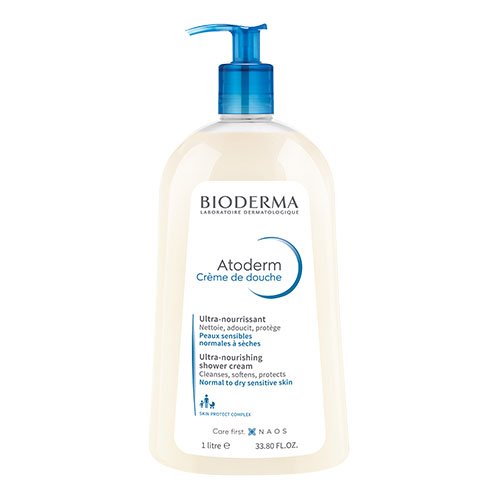 Prausimosi priemonė Maitinamasis kreminis prausiklis sausai odai BIODERMA ATODERM CREME DE DOUCHE, 1l | Mano Vaistinė