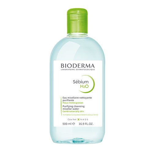 Veido priežiūros priemonė, micelinis vanduo Bioderma Sebium H2O valomasis (micelinis) vanduo, 500 ml | Mano Vaistinė