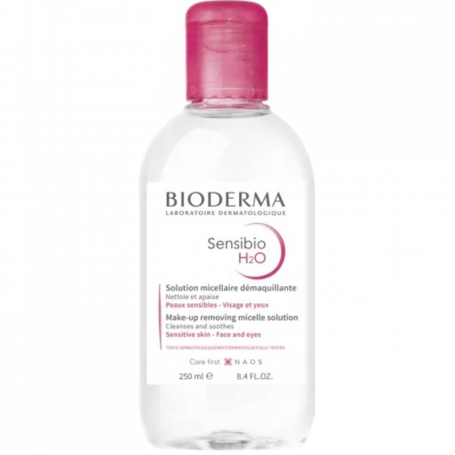 Micelinis valomasis vanduo jautriai ir ypač jautriai odai Micelinis valomasis vanduo BIODERMA SENSIBIO H2O, 250 ml | Mano Vaistinė
