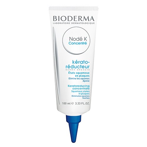 Emulsija nuo žvynelinės galvos ir kūno odai Keratolitinė emulsija nuo stipraus pleiskanojimo ir niežulio BIODERMA NODE K, 100 ml | Mano Vaistinė