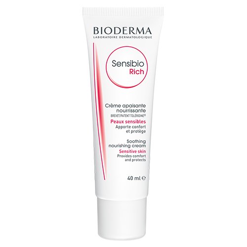 Bioderma Sensibio Rich raminamasis kremas jautriai, sausai odai, 40 ml