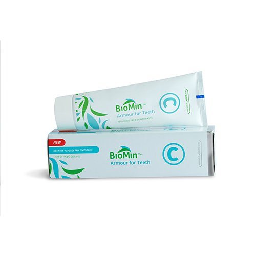 Dental care tool BioMin C Toothpaste with Bioactive Glass Without Fluorine 75ml | Mano Vaistinė