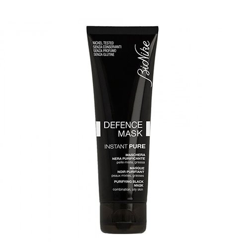 BIONIKE DEFENCE MASK Instant Pure valomoji veido kaukė su bambukų anglimi 75ml | Mano Vaistinė