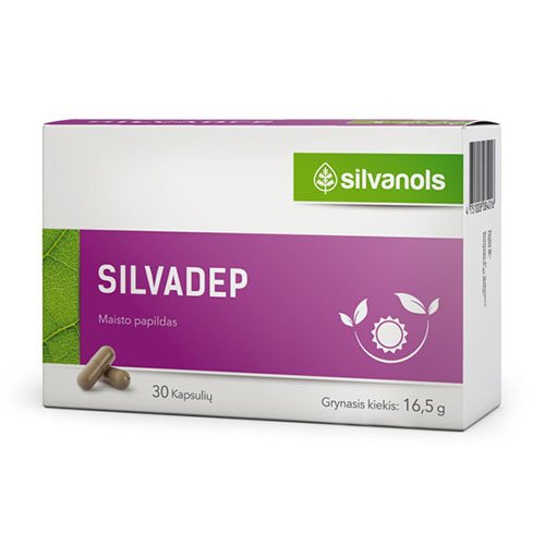 SilvaDep kapsulės N30 | Mano Vaistinė