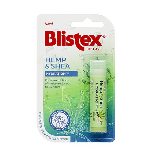Blistex Hemp&Shea Hydration lūpų balzamas 4.25g | Mano Vaistinė