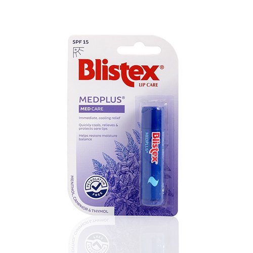 Lūpų priežiūros priemonė, lūpų balzamas Blistex Medplus Stick lūpų balzamas, 4,25 g | Mano Vaistinė