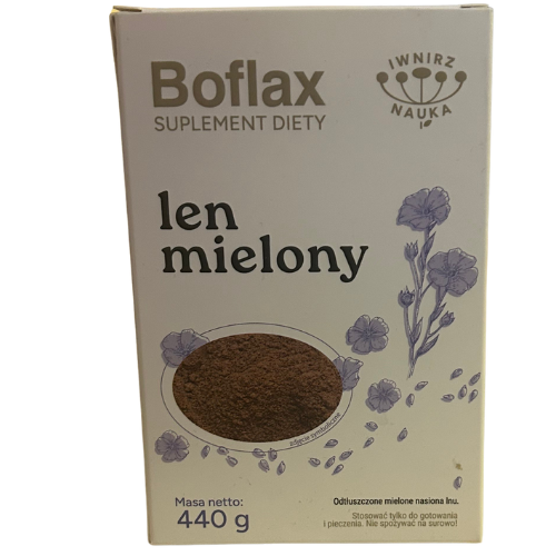 Linų sėmenys malti rudi BOFLAX LEN MIELOVY, 440 g | Mano Vaistinė