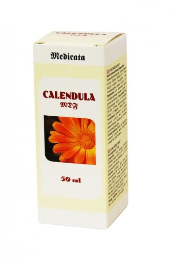 Maisto papildas virškinimui Calendula MDF oleum medetkų žiedų aliejinis ekstraktas, 50 ml  | Mano Vaistinė