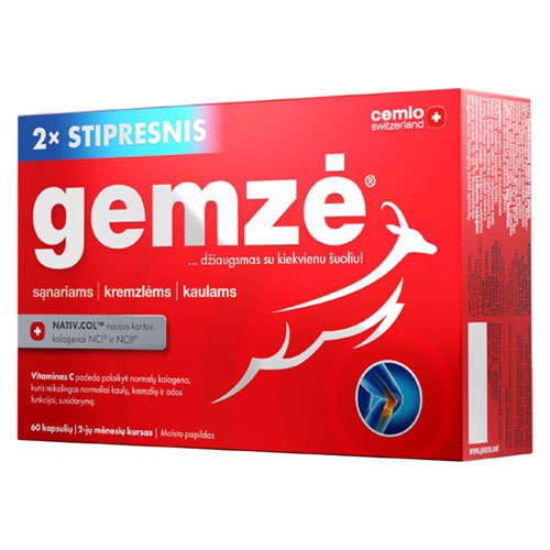 Food supplement for joints Cemio Gemzė kapsulės, N60 | Mano Vaistinė