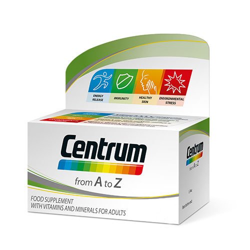 Centrum multivitaminai A-Z, 30 tablečių | Mano Vaistinė