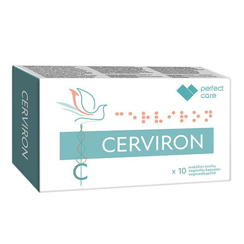 Cerviron makšties ovulės 2g N10 | Mano Vaistinė