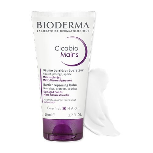 Atkuriamasis rankų balzamas BIODERMA CICABIO MAINS, 50ml | Mano Vaistinė