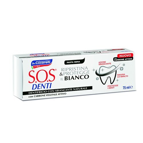 Ciccarelli SOS DENTI balinamoji dantų pasta, 75ml | Mano Vaistinė
