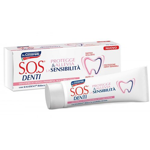 Ciccarelli SOS DENTI dantų pasta jautriems dantims,75ml | Mano Vaistinė
