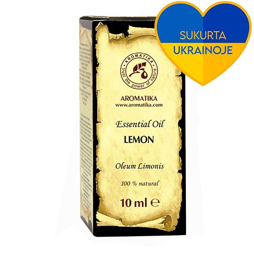 Eteriniai aliejai AROMATIKA eterinis Citrinų aliejus 10ml N1 | Mano Vaistinė