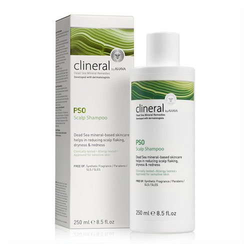 CLINERAL by AHAVA PSO galvos odos šampūnas,  250ml | Mano Vaistinė