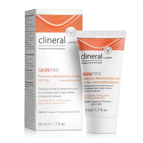 CLINERAL by AHAVA SKINPRO  drėkinamasis kremas SPF50, 50ml | Mano Vaistinė