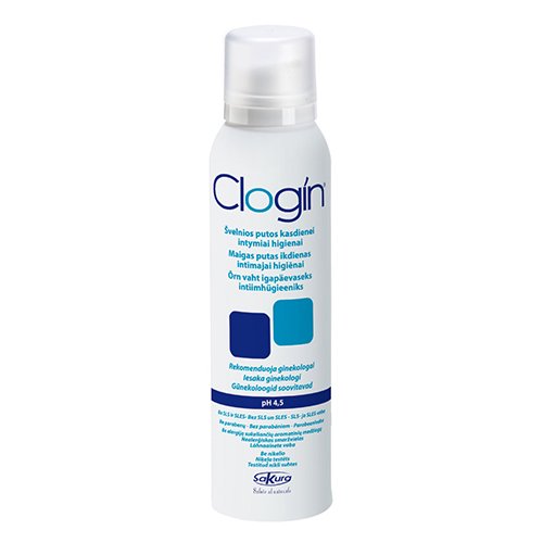 Intymios higienos kosmetika Clogin intymios higienos prausimosi putos, 150 ml | Mano Vaistinė