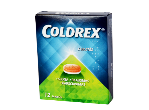 Tabletės nuo peršalimo Coldrex tabletės, N12 | Mano Vaistinė