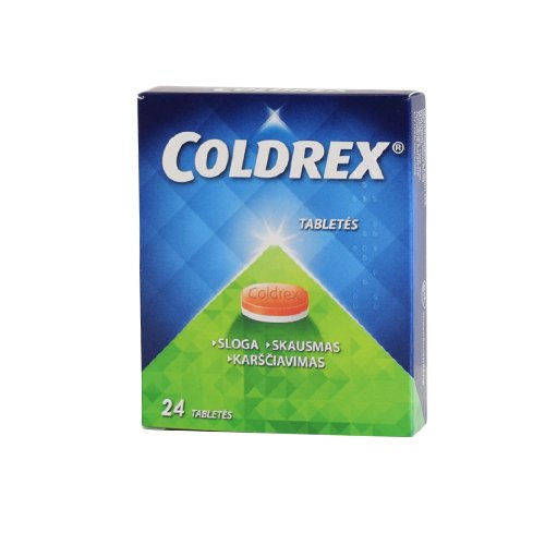 Tabletės nuo peršalimo Coldrex tabletės, N24 | Mano Vaistinė