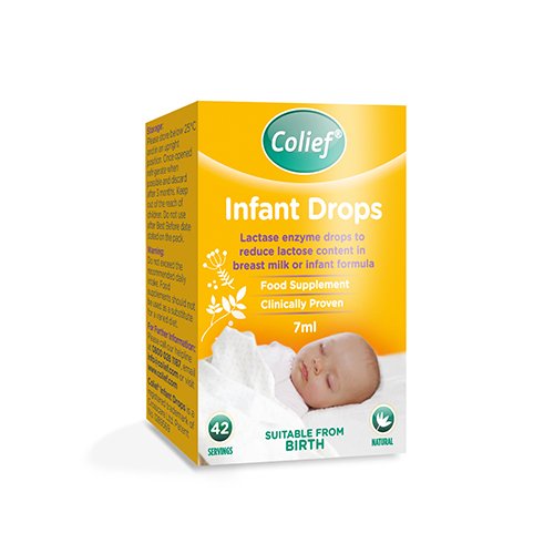 Colief Infant Drops laktazės lašai, 7ml | Mano Vaistinė