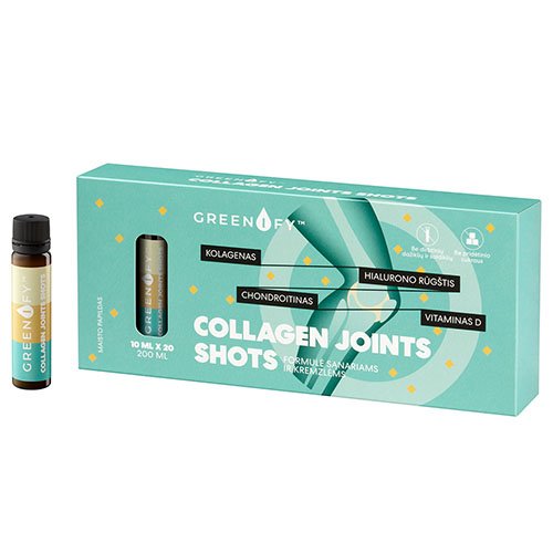 Greenify Collagen Joints Shots, sąnariams ir kremzlėms, N20 | Mano Vaistinė