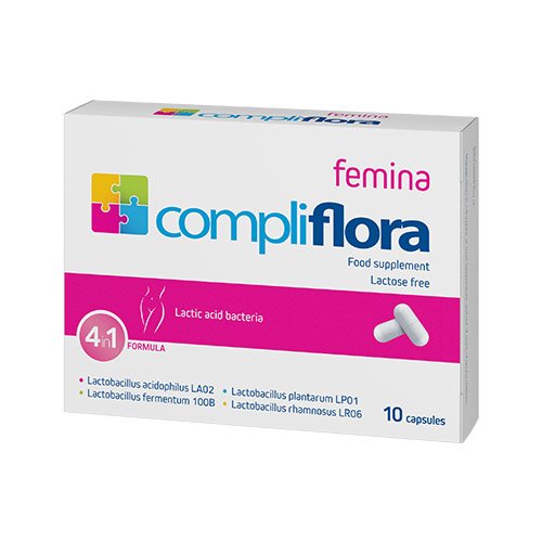 CompliFlora femina probiotikai N10 | Mano Vaistinė