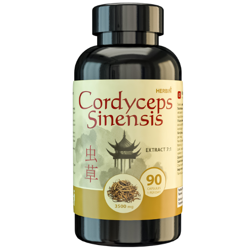Kininis kordicepsas, CORDYCEPS SINENSIS, 90 kaps. | Mano Vaistinė