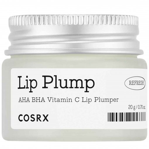 Suteikia lūpoms apimties ir padeda geriau išsilaikyti lūpų dažams. Lūpų putlintojas COSRX REFRESH AHA BHA VITAMIN C LIP PLUMPER, 20 g | Mano Vaistinė