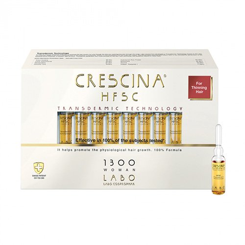 Crescina HFSC 100% 1300 40FL amp. plaukų atauginimui (MOT) N20+20 " Crescina HFSC 100% 1300 40FL amp. plaukų atauginimui (MOT) N20+20 "