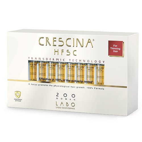 CRESCINA  TRANSDERMIC Plaukų atauginimui, HFSC 200* (MOT) 3,5ml N20 | Mano Vaistinė