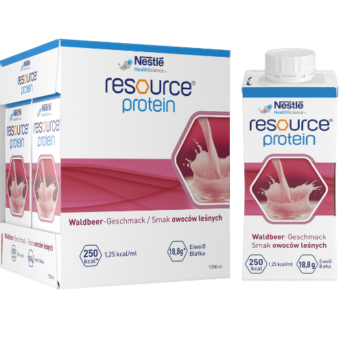 Medicininis miško uogų skonio gėrimas NESTLE RESOURCE PROTEIN, 4vnt.x200ml | Mano Vaistinė