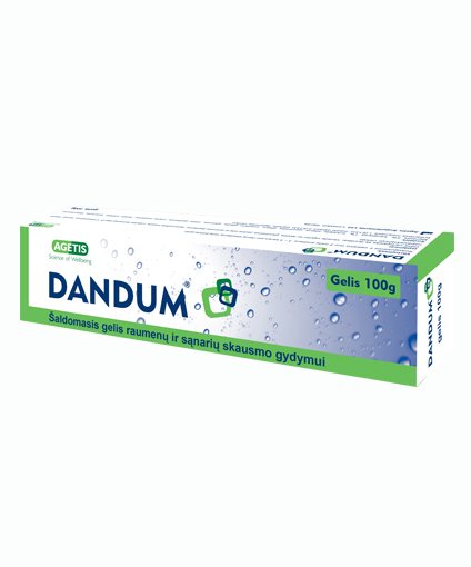 Dandum gelis 5%/1% 100g N1 | Mano Vaistinė