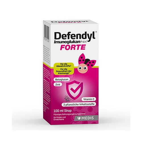 Defendyl-Imunoglukan P4H Forte skystis 100ml | Mano Vaistinė