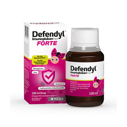 Defendyl-Imunoglukan P4H Forte skystis 100ml | Mano Vaistinė