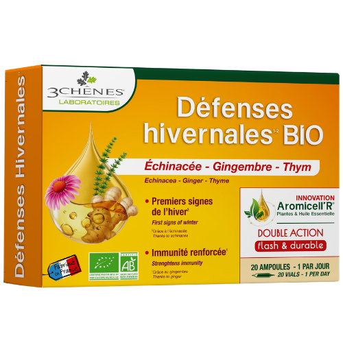 Sudėtyje yra ežiuolės ekstrakto, šeivamedžio ir imbiero ekstrakto Imunitetui ir kvėpavimo takams DEFENCE BIO, 20 amp. | Mano Vaistinė