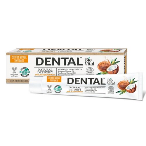 Dental Bio Vital Natural Detoxify dantų pasta 75 ml | Mano Vaistinė