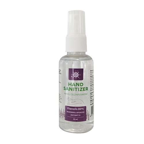 Dezinfekcinis skystis HAND SANITIZER (Purškiamas) 50ml | Mano Vaistinė