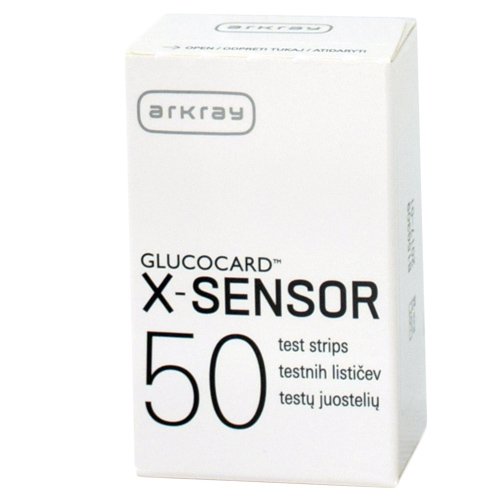 Įvairios prekės Glucocard X-sensor diagnostinės juostelės, nekalibruojamos, N50 | Mano Vaistinė