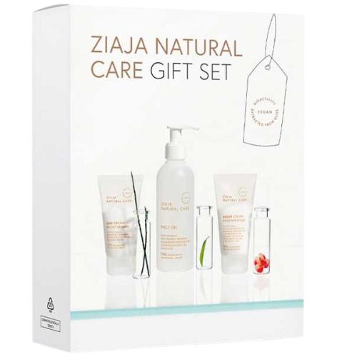 Rinkinys sudarytas iš tobulos trijulės atpalaiduojančiai SPA dienai namuose Veido priežiūros dovanų rinkinys ZIAJA NATURAL CARE | Mano Vaistinė