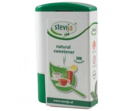 Suteikia saldų skonį, kaip ir įprastinis cukrus Natūralus saldiklis STEVIJA, 300 tab. | Mano Vaistinė