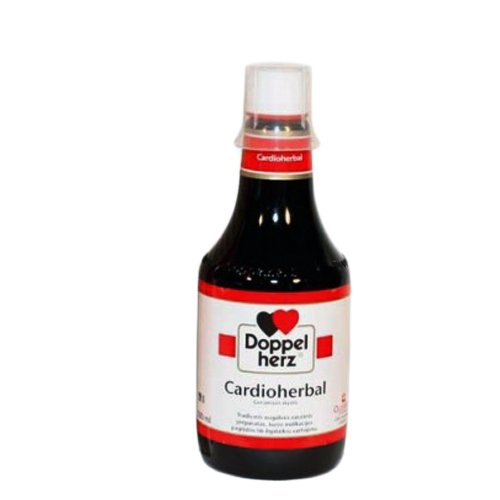Preparatas širdžiai Doppelherz Cardioherbal geriamasis skystis, 500 ml | Mano Vaistinė